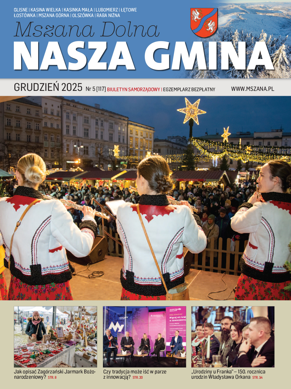 Strona z możliwością pobrania biuletynu Nasza Gmina