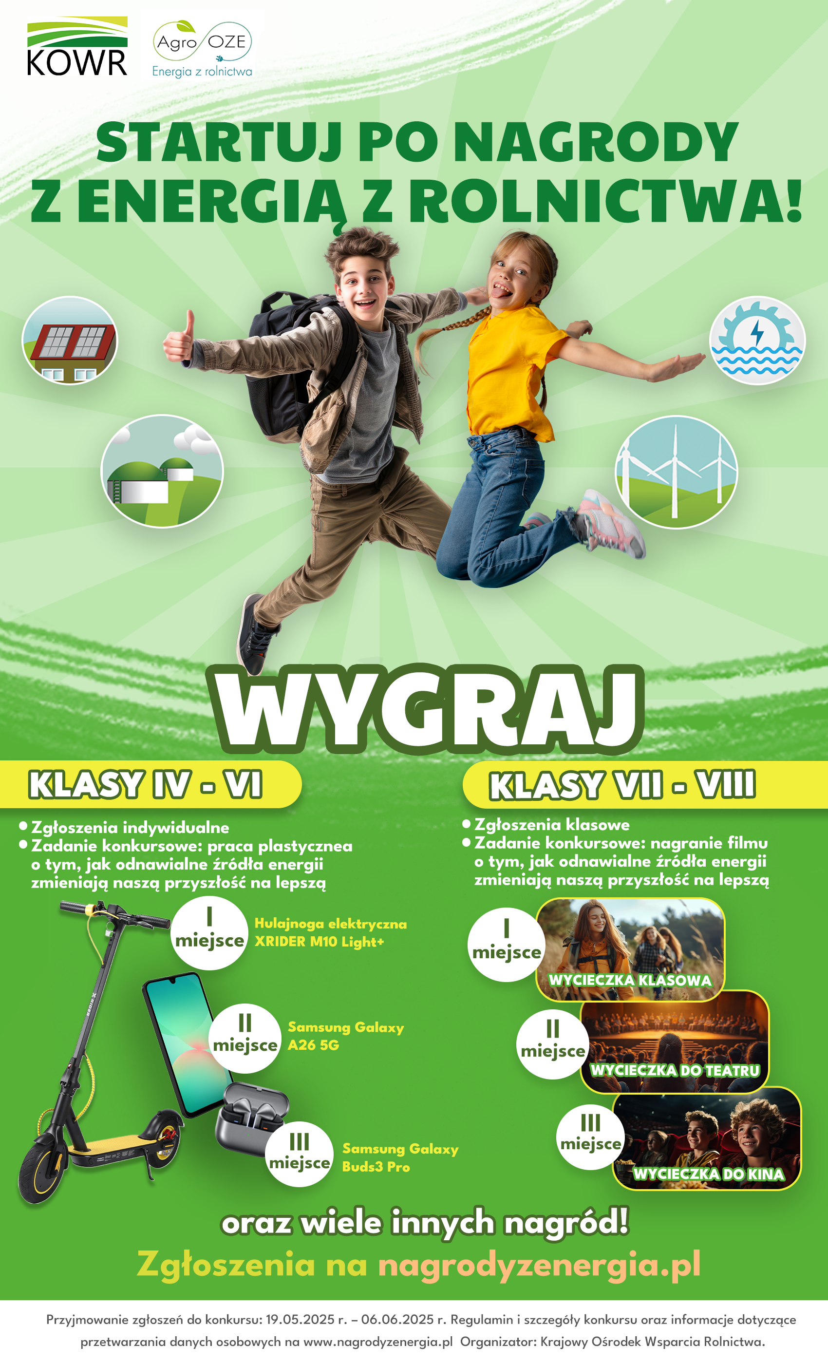 Plakat promujący konkurs